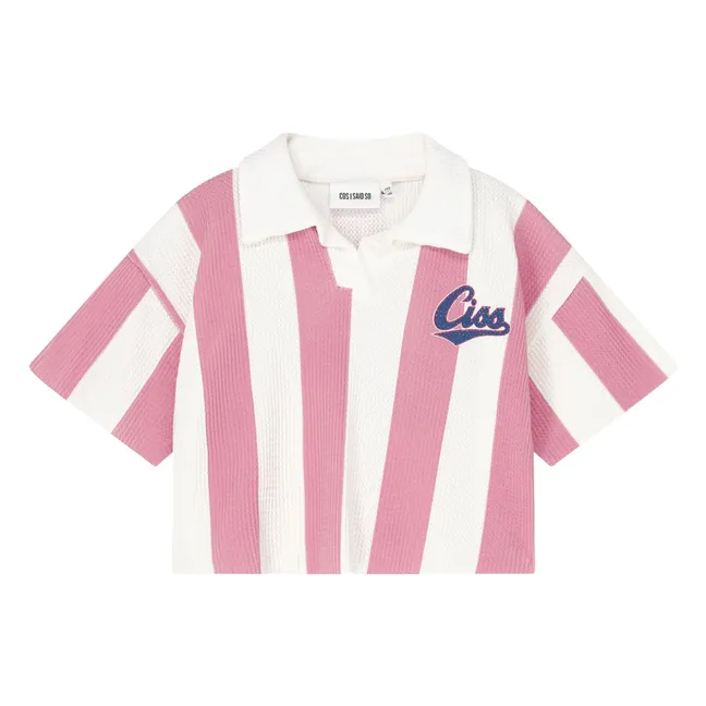 Polo Ciss Rayé | Rose