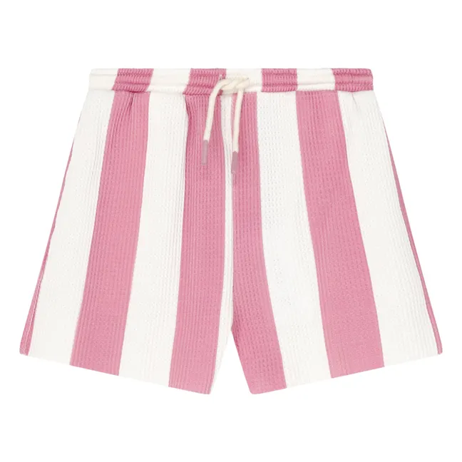 Short Ciss Rayé | Rose