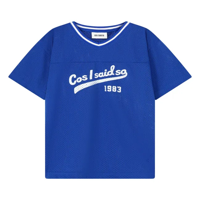 T-shirt Baseball N°83 | Bleu marine