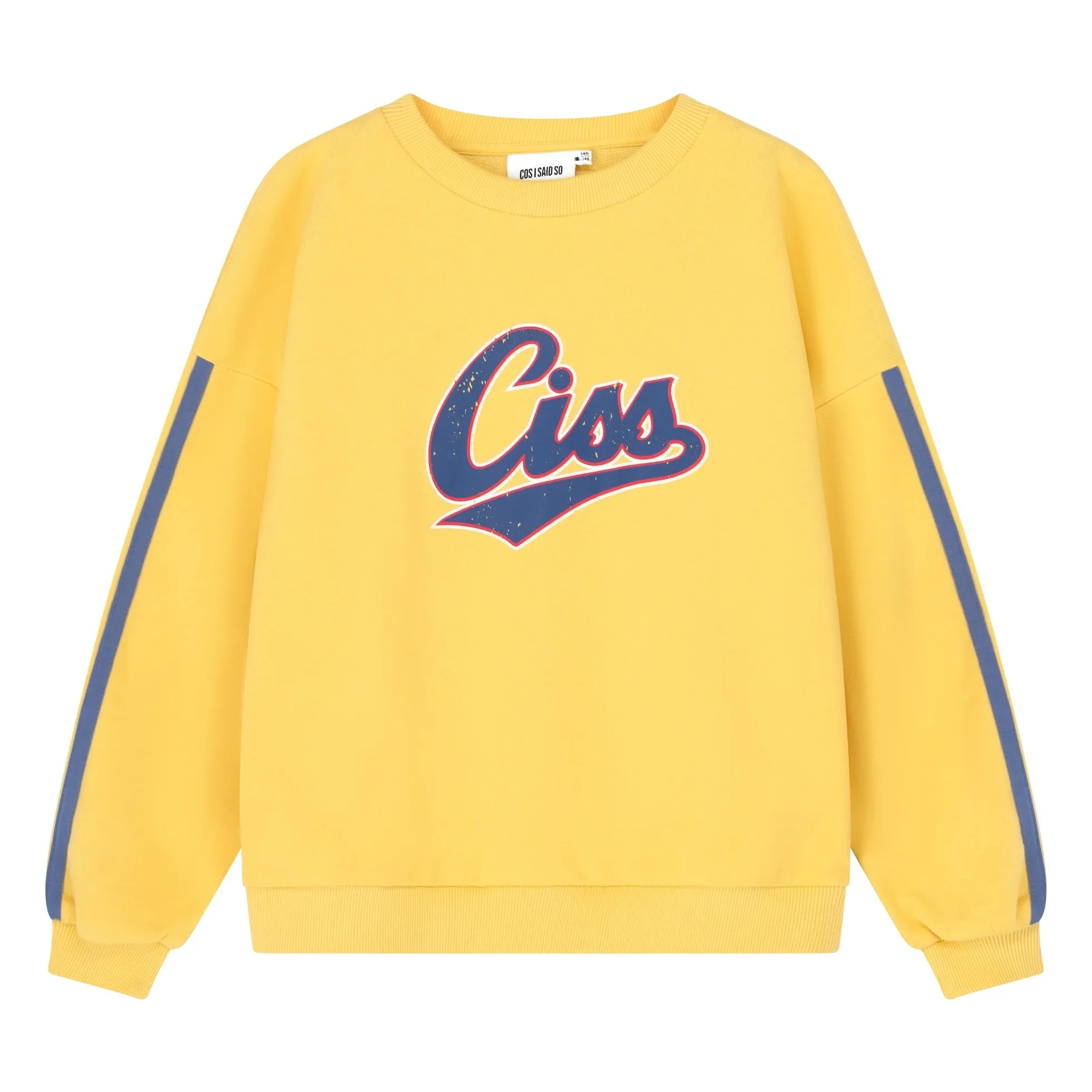 Cos I Said So Yellow Ciss Organic Cotton Sweatshirt