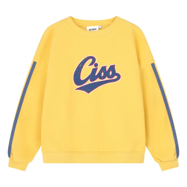 Sudadera de algodón orgánico Ciss | Amarillo