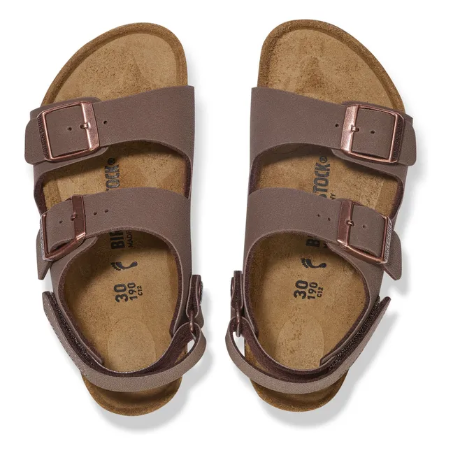 Sandales Milano AS Kids Birko-Flor Birkibuc | Marron foncé