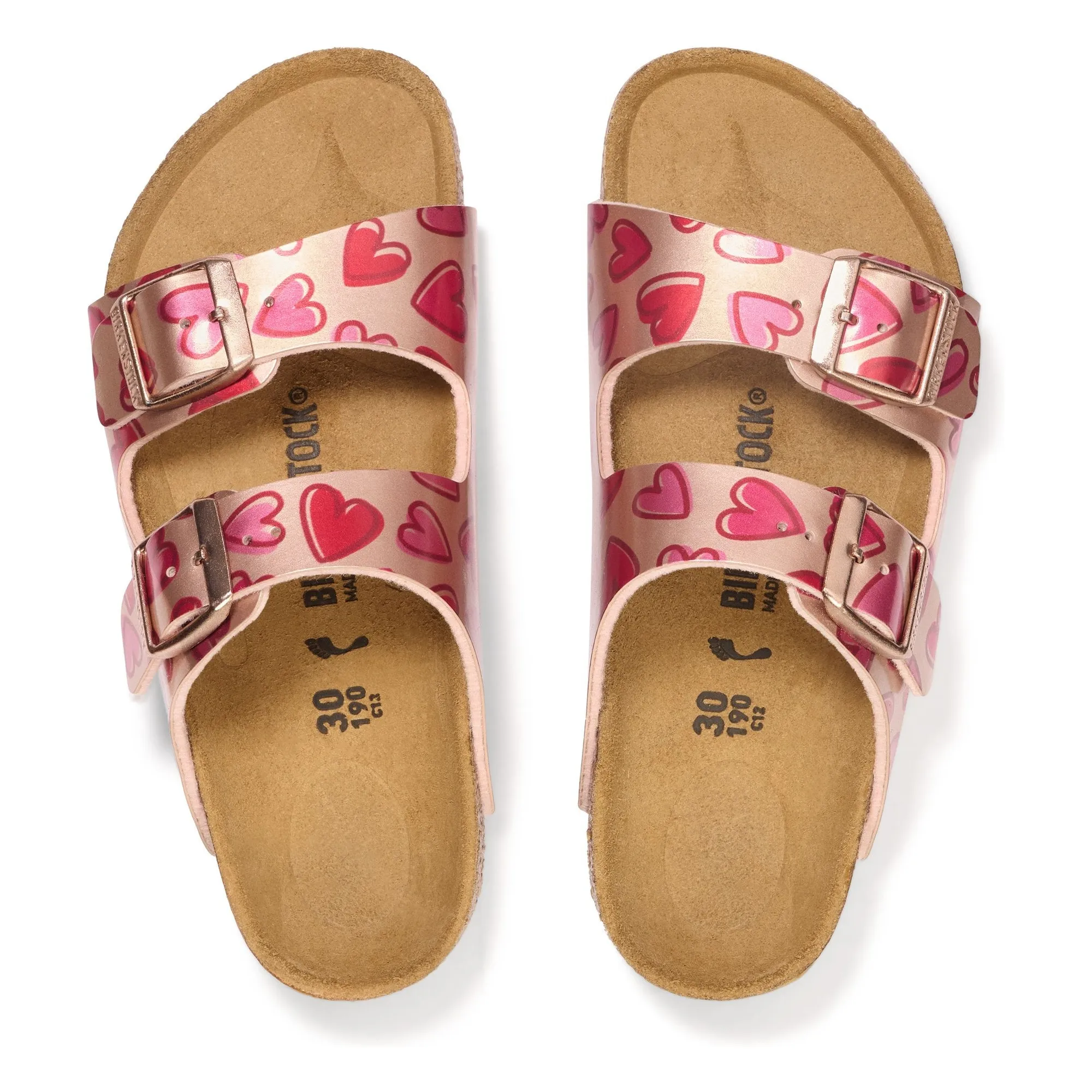 Sandales Arizona Kids Birko-Flor Girls | Rose- Image produit n°2