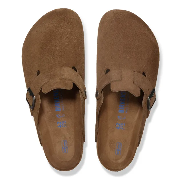 Sabots Boston Soft Footbed Suède | Marron