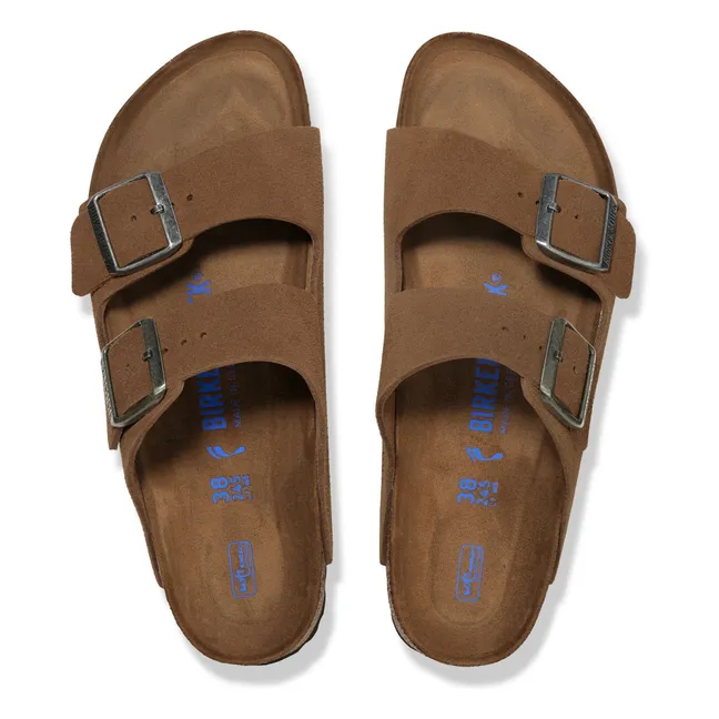 Sandalias Arizona de ante suave | Marrón