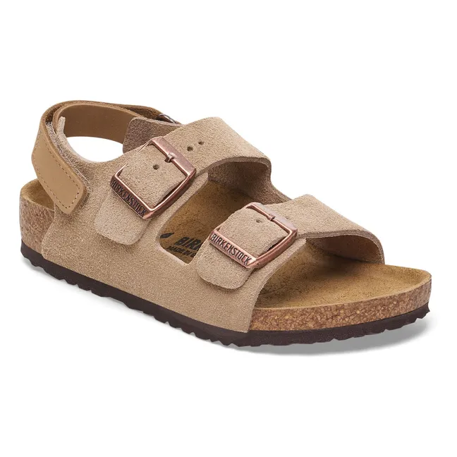 Sandales Milano AS Kids Suède | Taupe