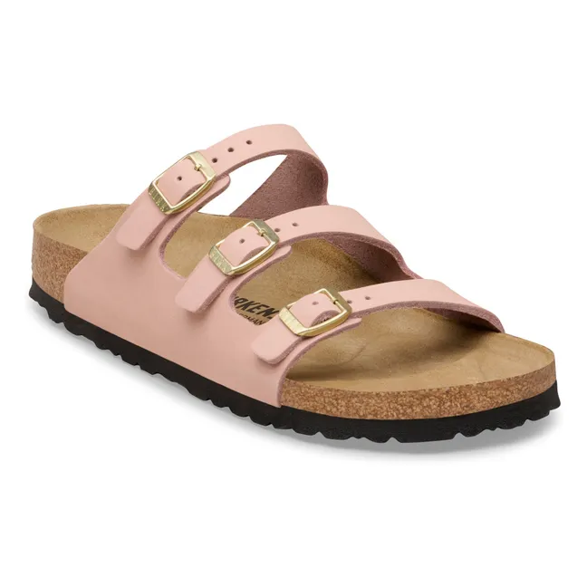 Sandalias Florida Fresh Piel nobuk | Rosa