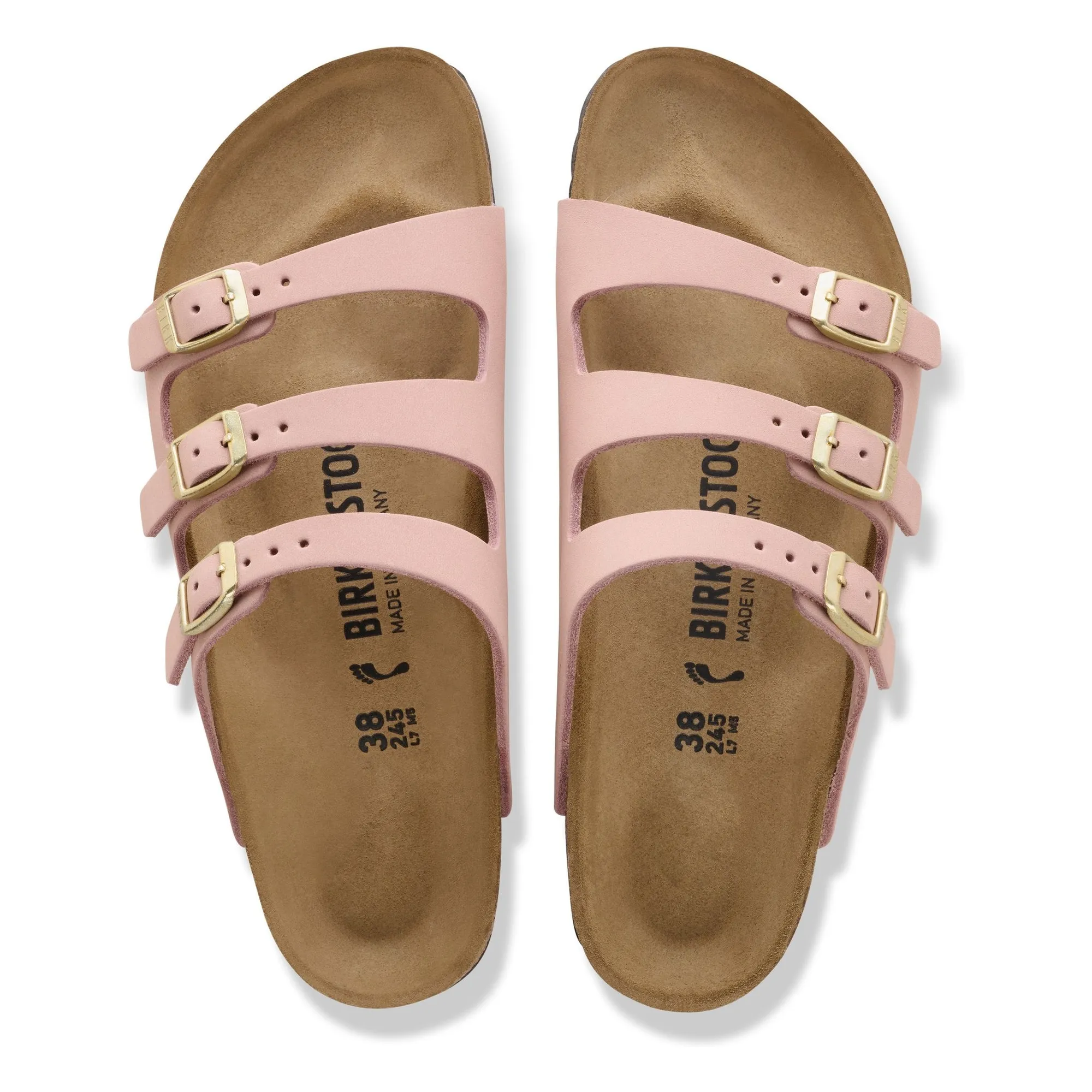 Sandales Florida Fresh Cuir Nubuck | Rose- Image produit n°2