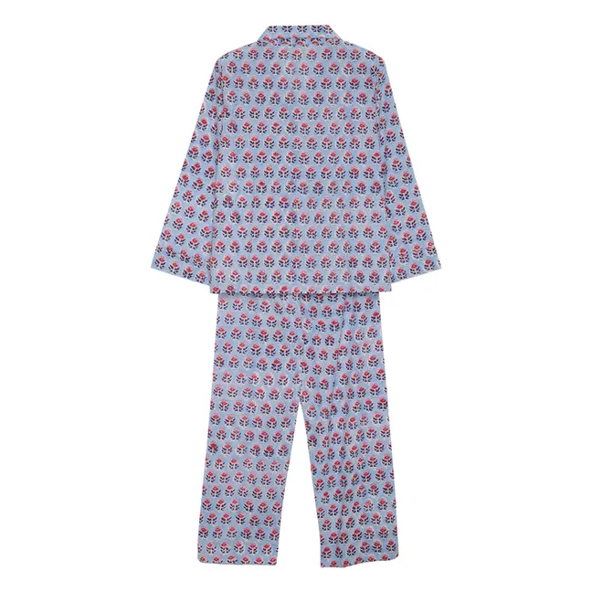 Pyjama Coton Bio | Bleu