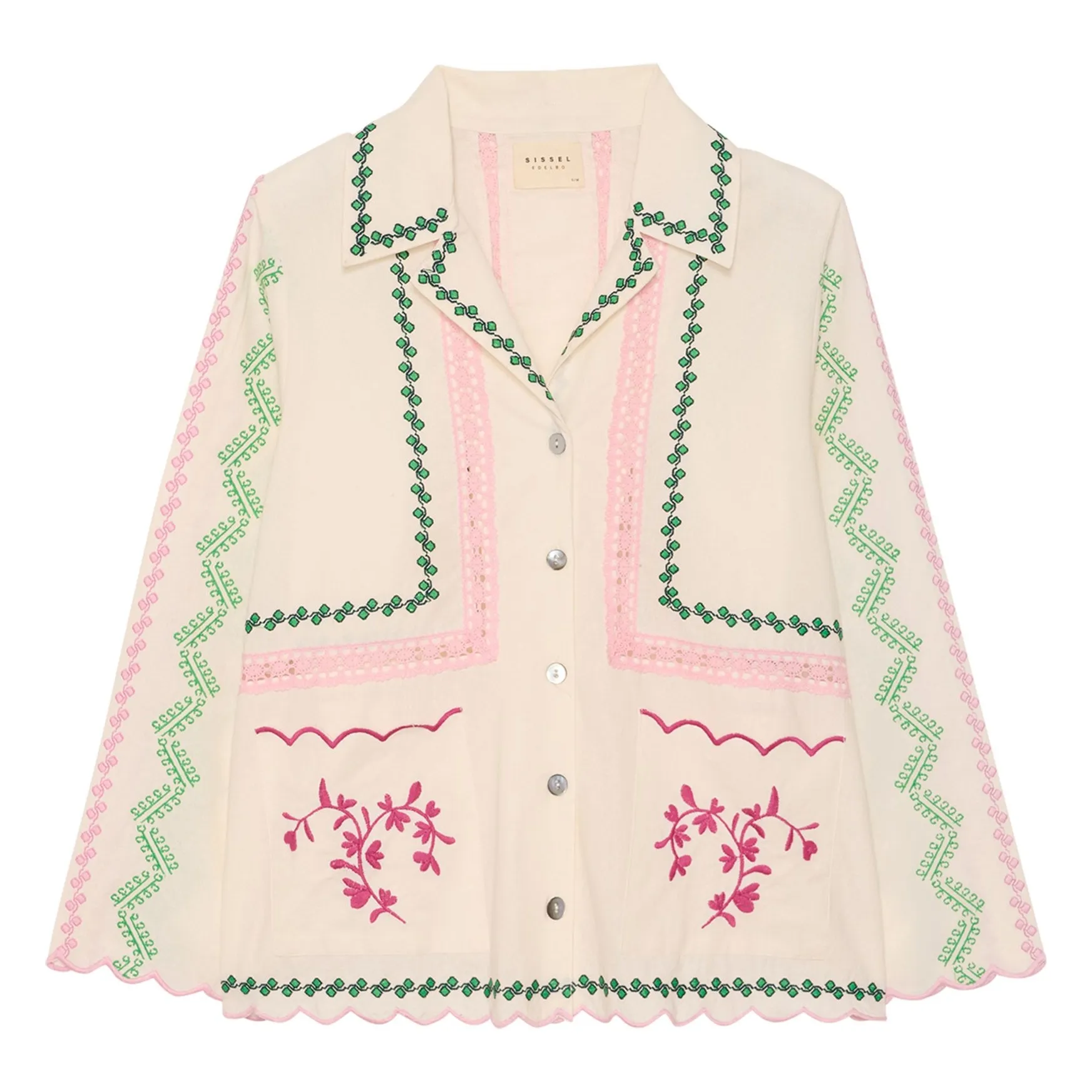 Chemise Jia Coton Bio | Crème- Image produit n°0