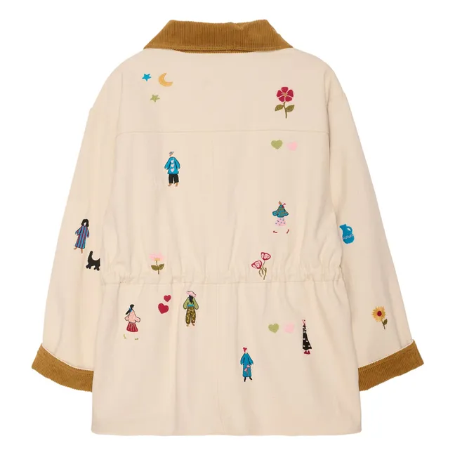 Veste Cara Coton Bio | Ecru