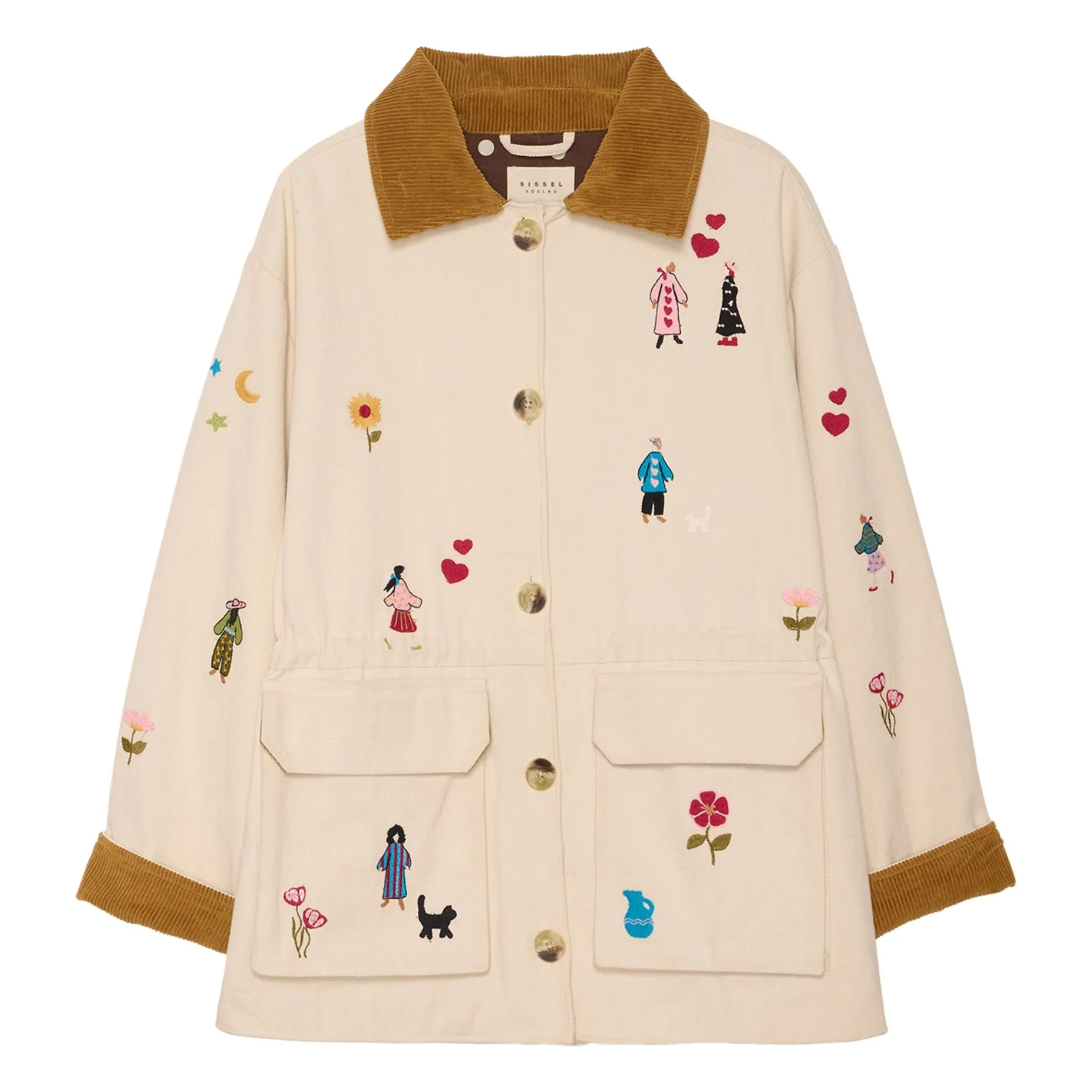 Veste Cara Coton Bio | Ecru- Image produit n°0