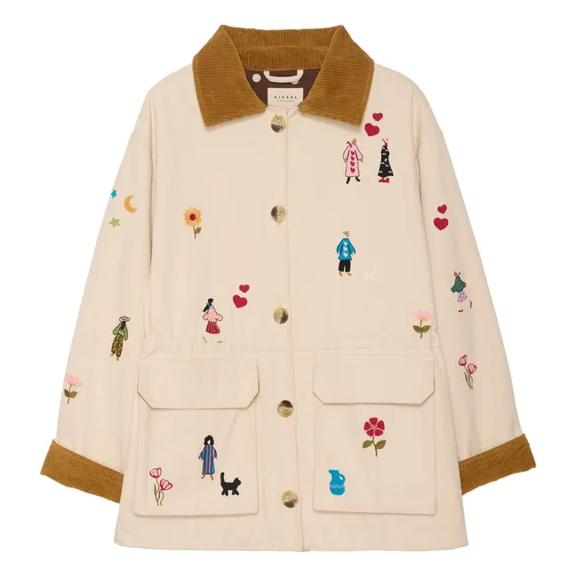 Veste Cara Coton Bio | Ecru