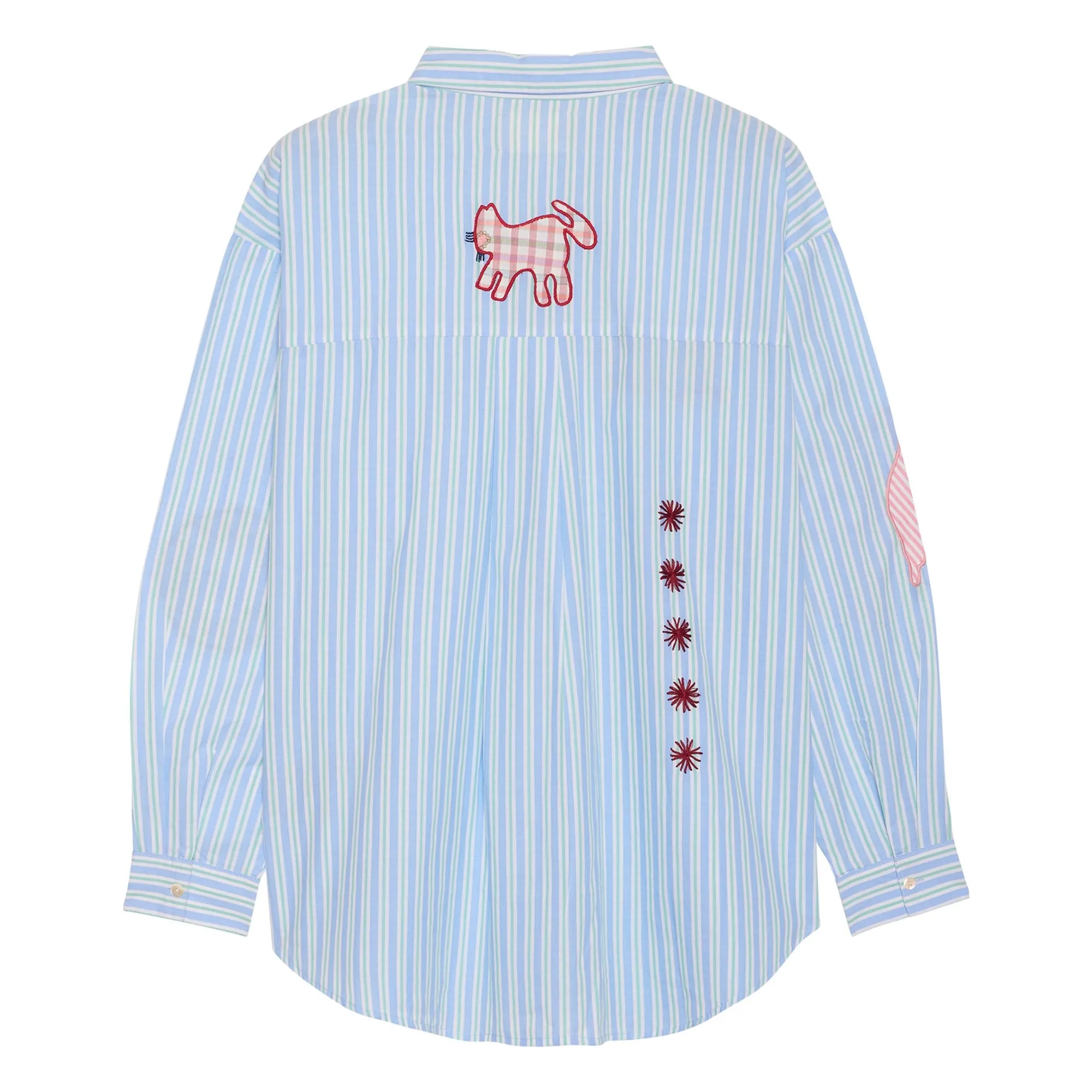 Chemise Rayures Pil | Vert- Image produit n°3