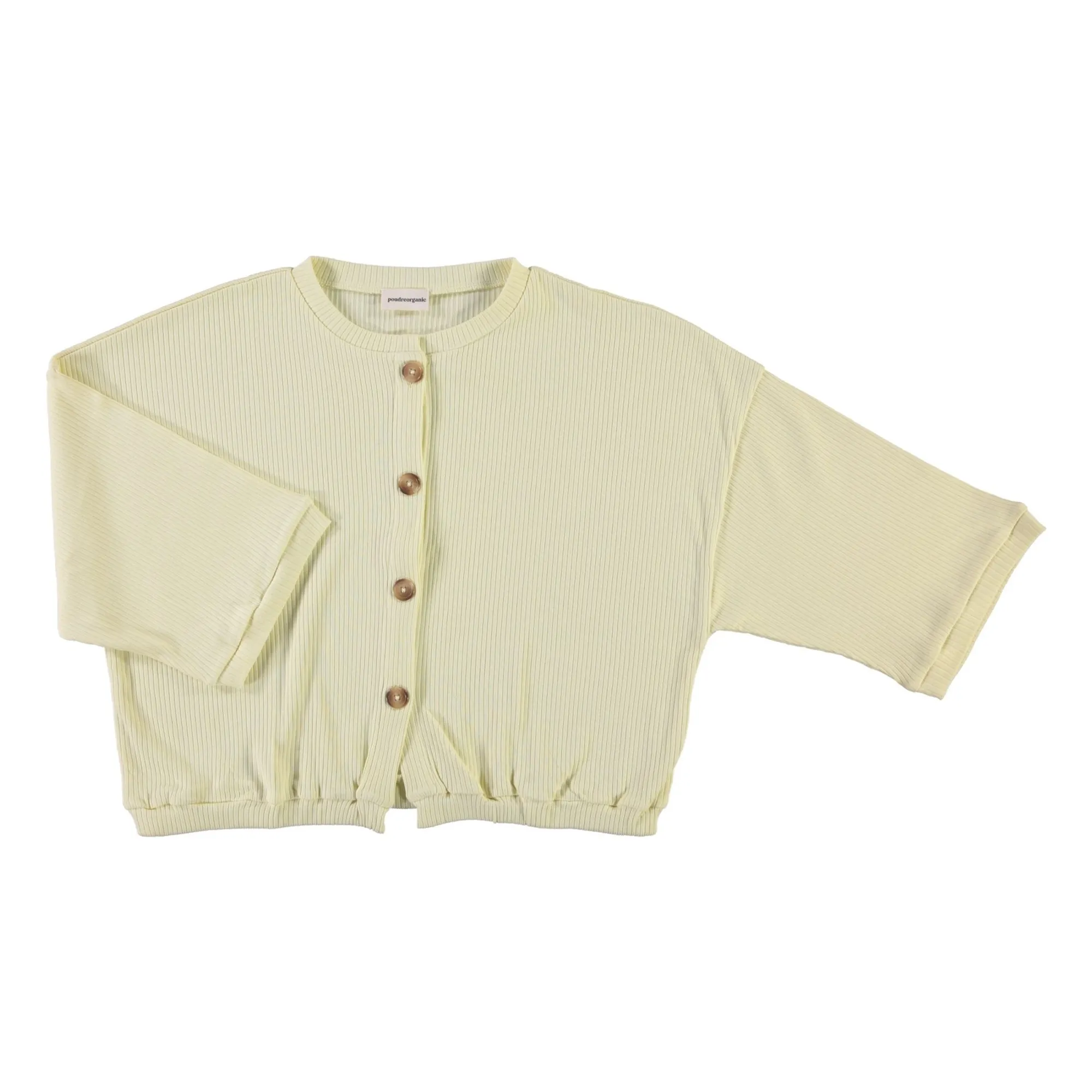 Poudre Organic Women's Yellow Zaatar Cardigan