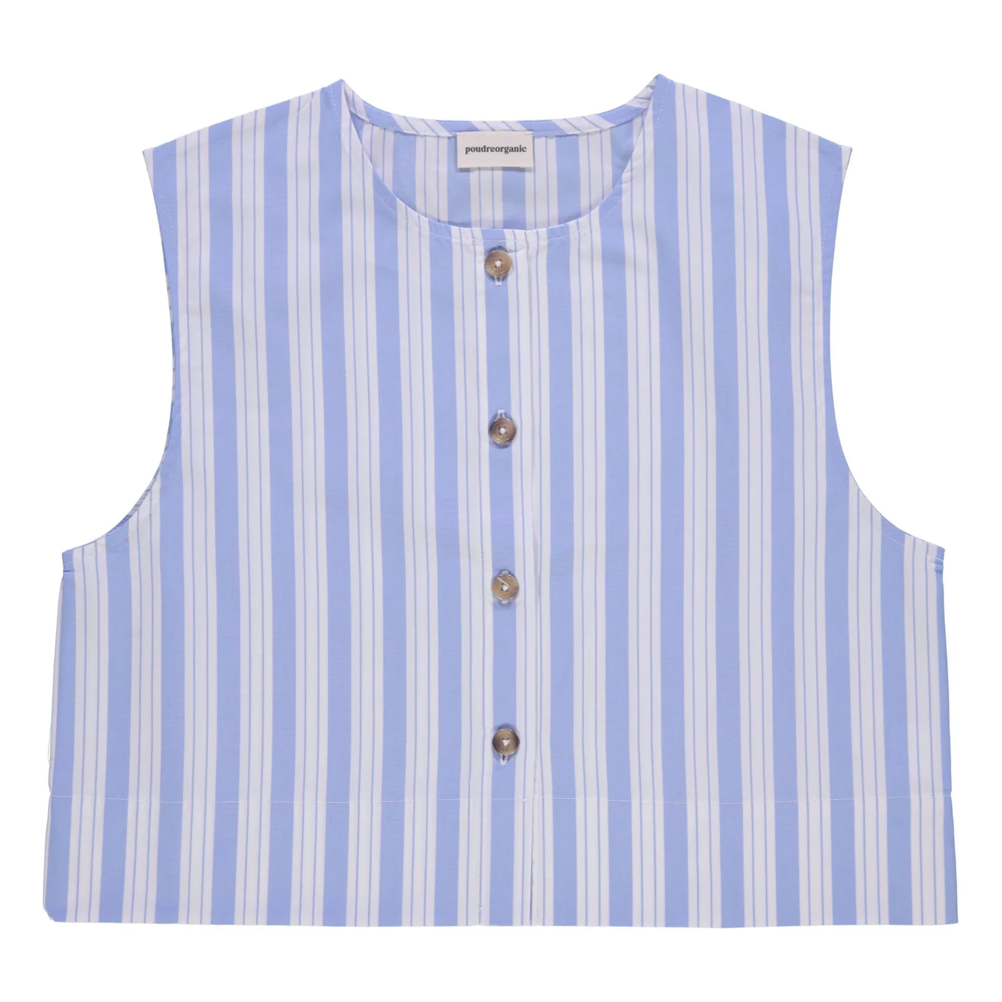 Blouse Rayures Vanille | Bleu- Image produit n°0