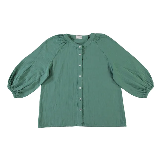 Evening Primrose Blouse | Forest Green