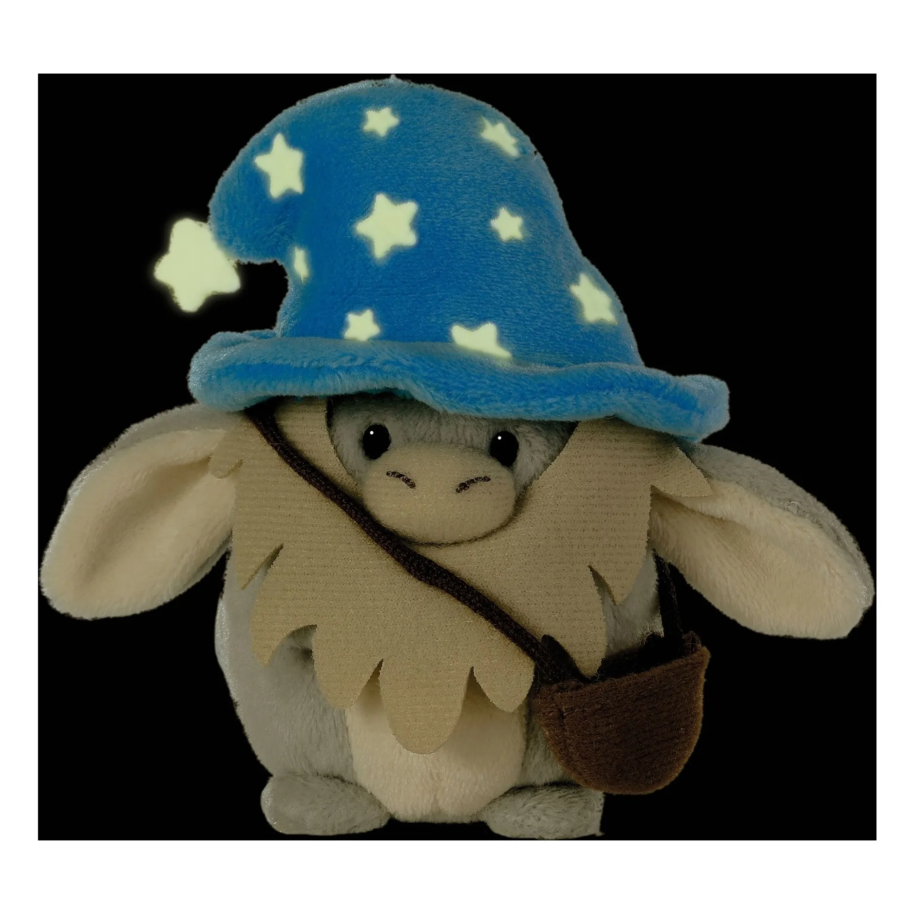 Peluche Âne Earl et son déguisement Magicien phosphorenscent | Gris- Image produit n°10