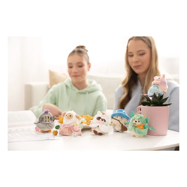 Peluche Mapache Rakuma con disfraz de Hada | Rosa