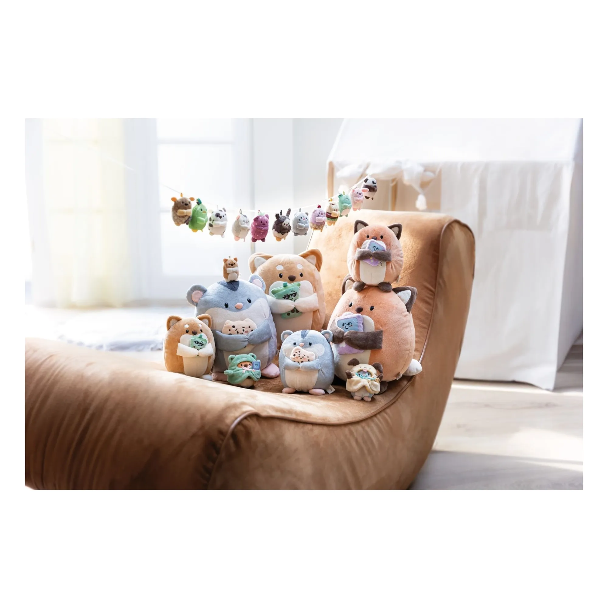 Peluche Hamster Shai et son déguisement Chien | Beige- Image produit n°10