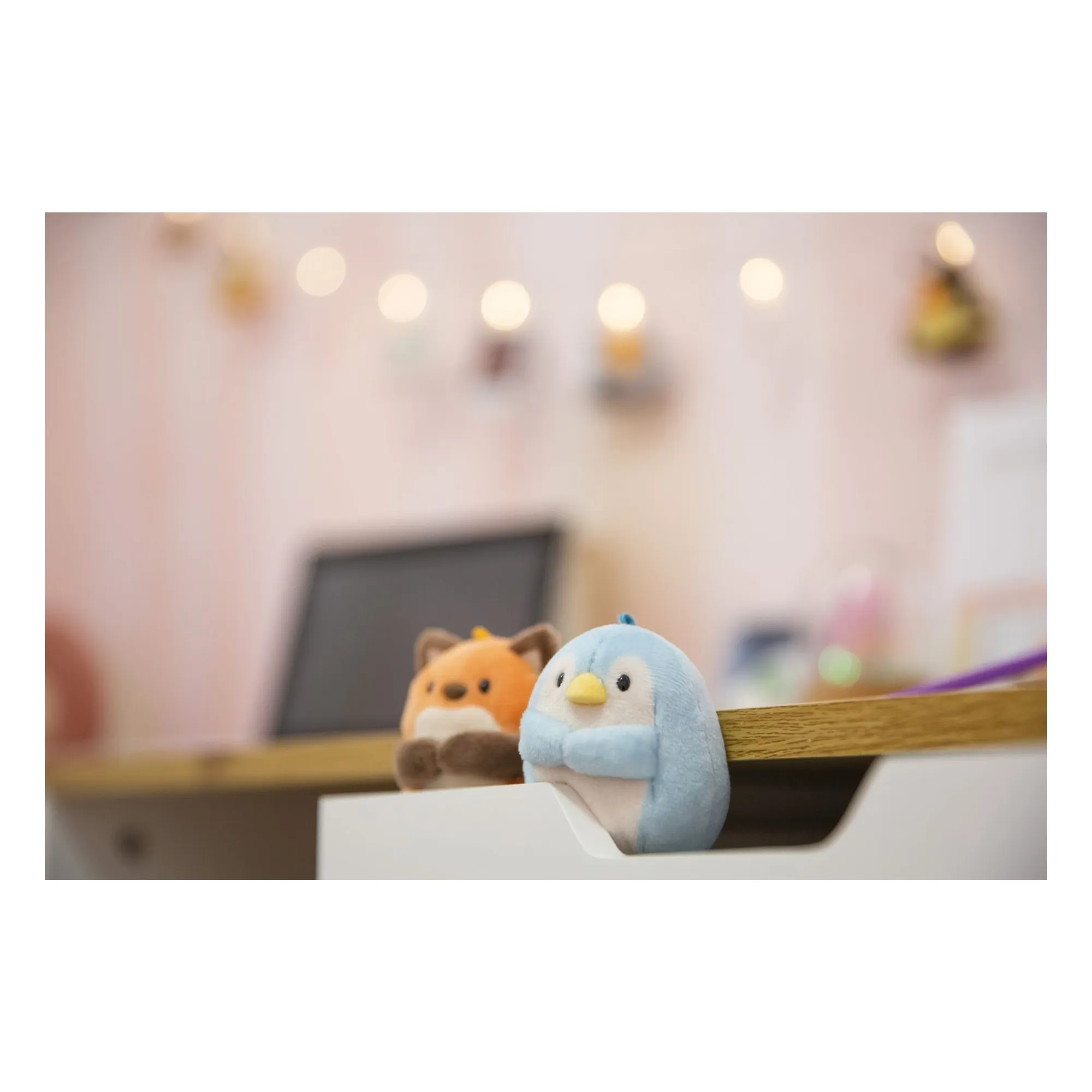 Peluche Pengouin Waddle et son déguisement Chat | Gris- Image produit n°10