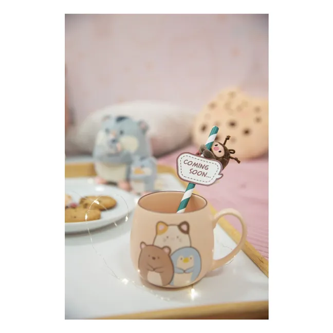 Shai Hamster plush with Dog costume | Beige