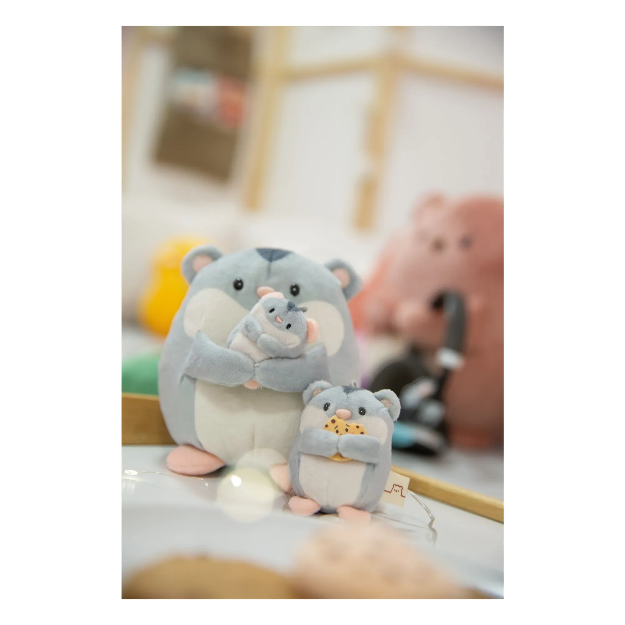 Peluche Hamster Shai et son déguisement Chien | Beige- Image produit n°2