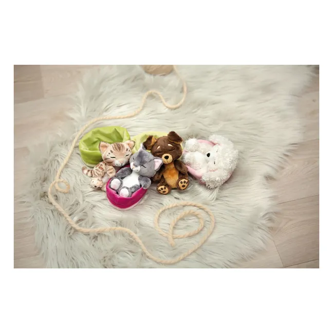 Dog plush - Sleeping Pets | Brown