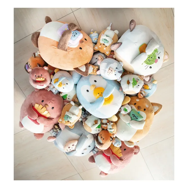 Peluche Chien Hiro et son déguisement Ours polaire | Blanc