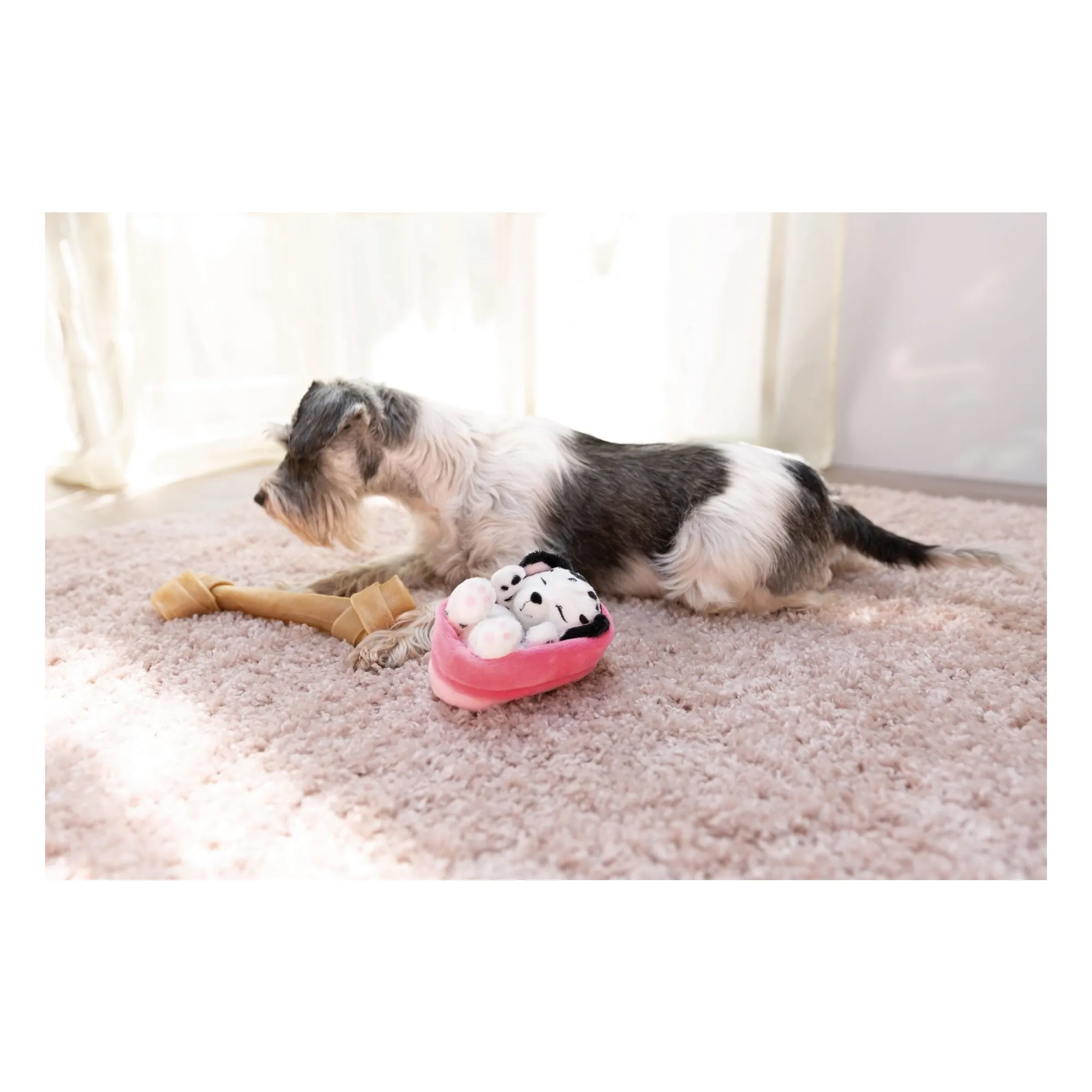 Peluche Dalmatien - Sleeping Pets | Blanc- Image produit n°1