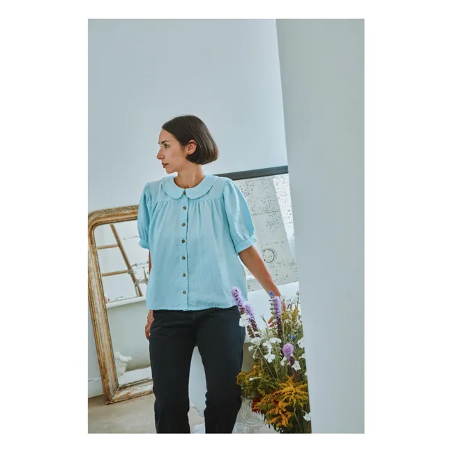 Blusa ámbar | Azul Cielo