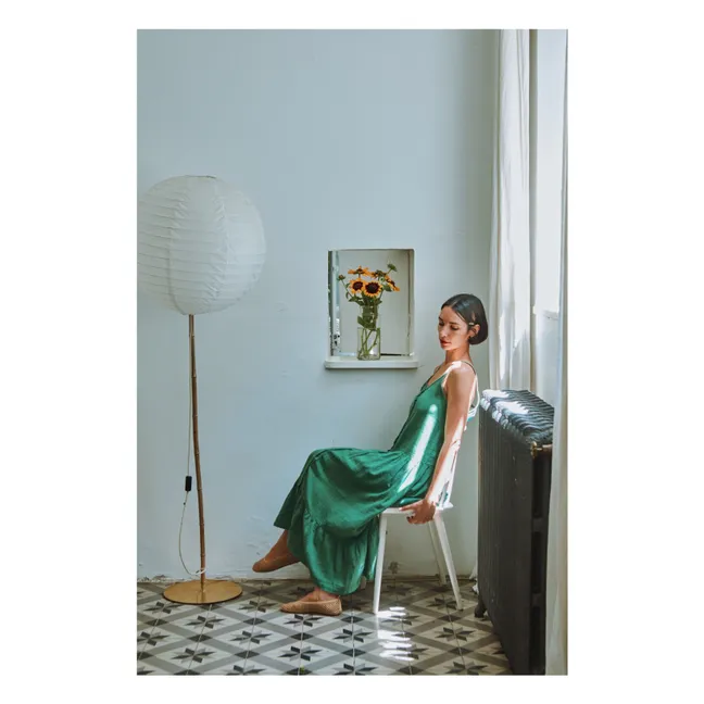 Robe Celosie | Vert forêt