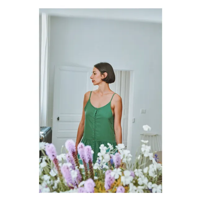 Celosie dress | Forest Green