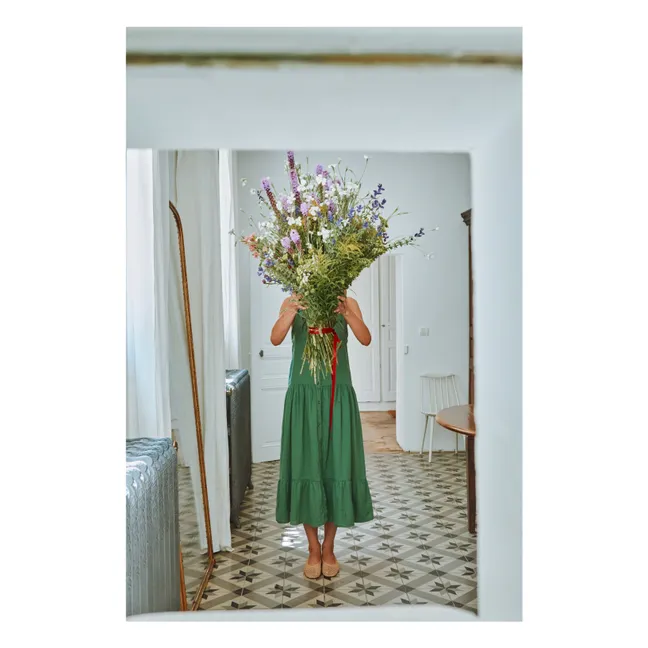 Robe Celosie | Vert forêt