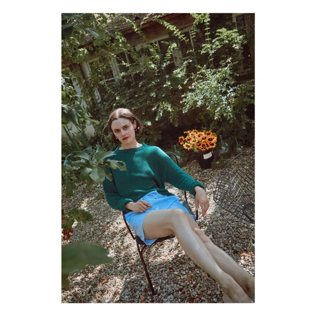 Dandelion Organic Cotton Sweater | Green