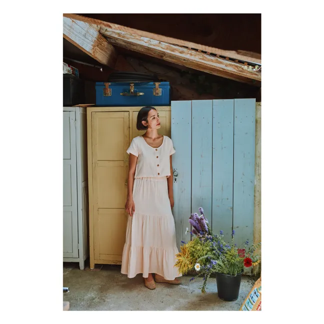 Falda Tonka | Rosa Pálido