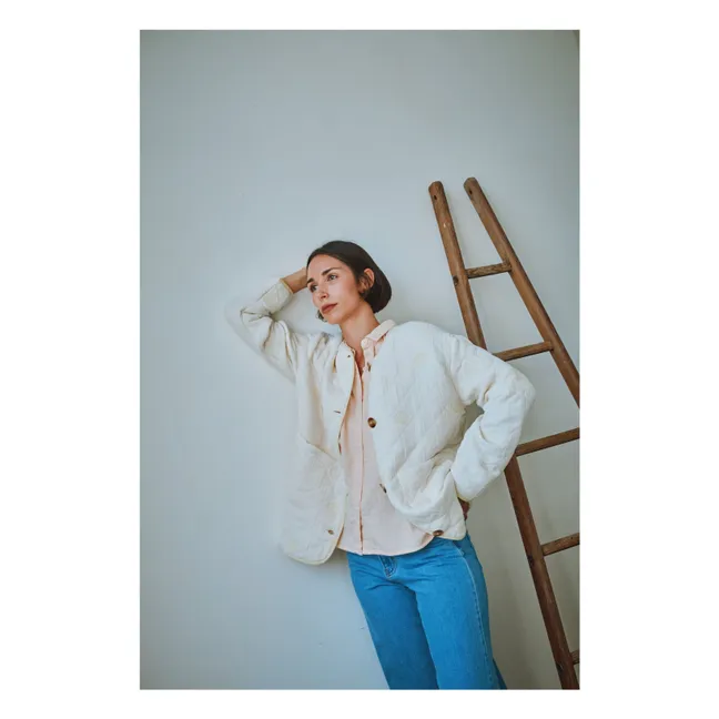 Veste Matelassée Millet Coton Bio | Jaune