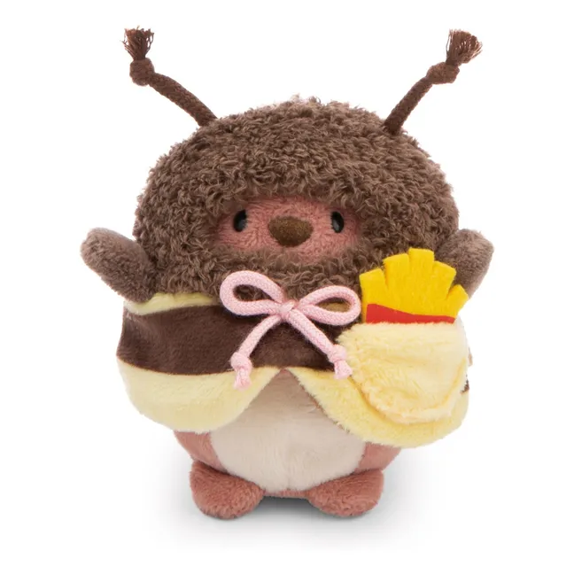 Peluche Ours Nomo et son déguisement Abeille | Marron