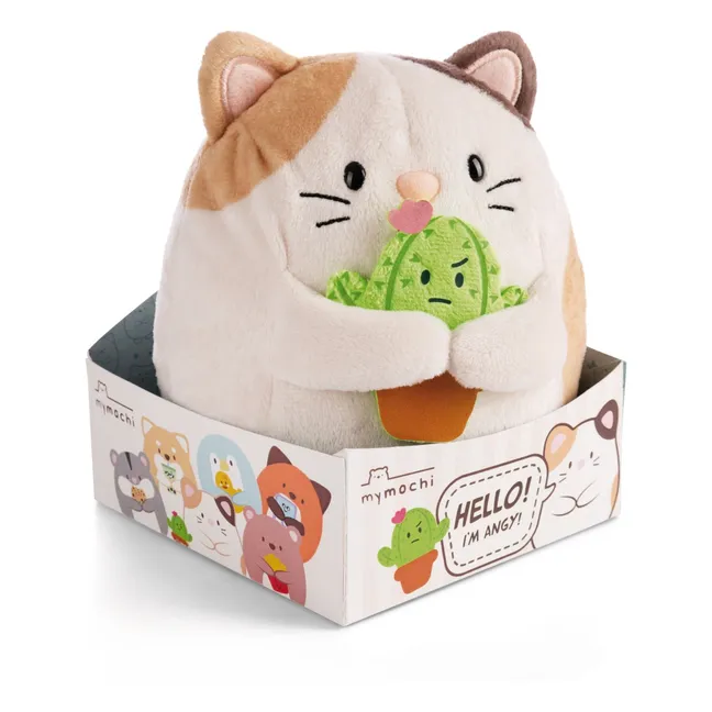 Peluche Chat Angy | Blanc