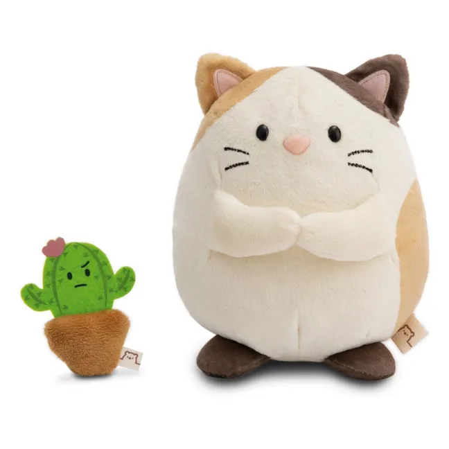 Peluche Chat Angy | Blanc