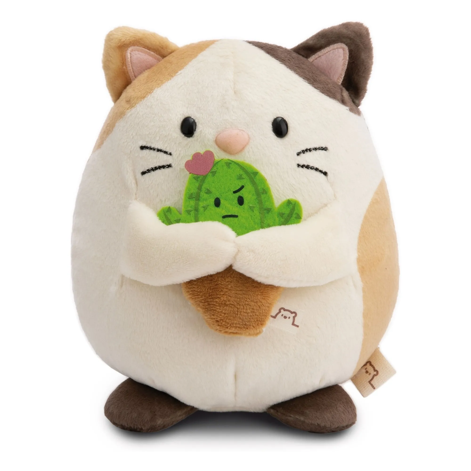 Nici White Angy Plush Cat