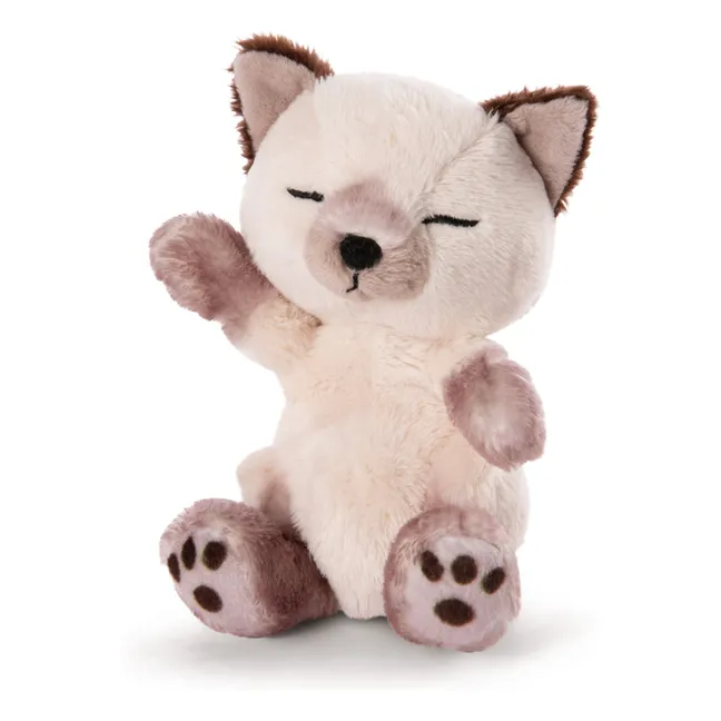 Peluche Chat Siamois - Sleeping Pets | Beige
