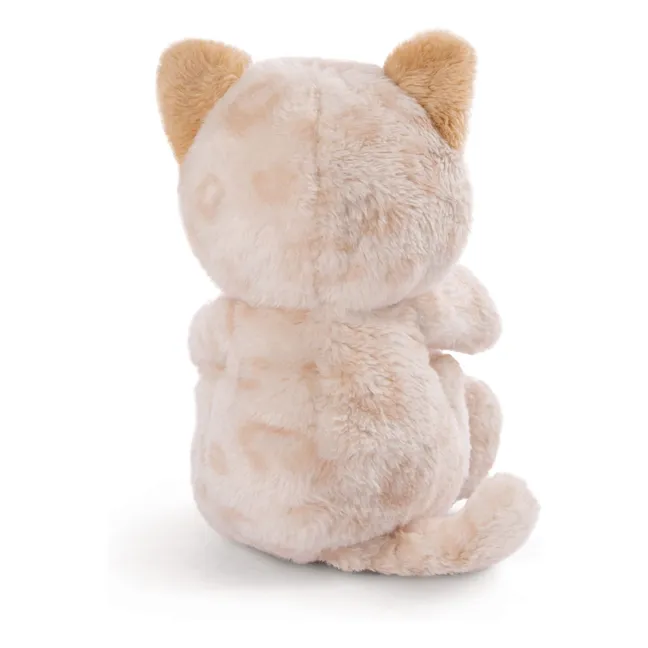Peluche Chat Léopard - Sleeping Pets | Ecru