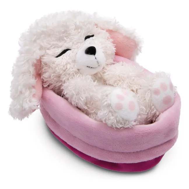 Peluche barboncino - Animali domestici addormentati | Bianco