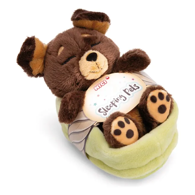 Dog plush - Sleeping Pets | Brown