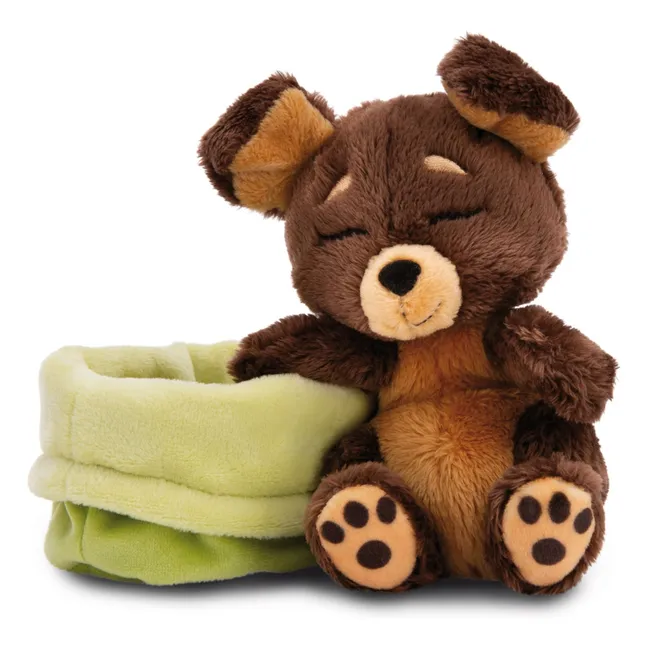 Dog plush - Sleeping Pets | Brown