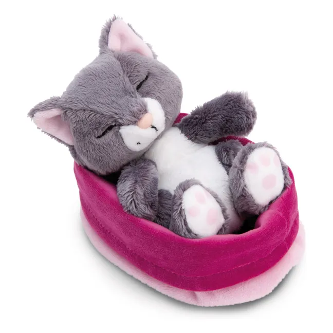 Cuddly toy Cat - Sleeping Pets | Grey