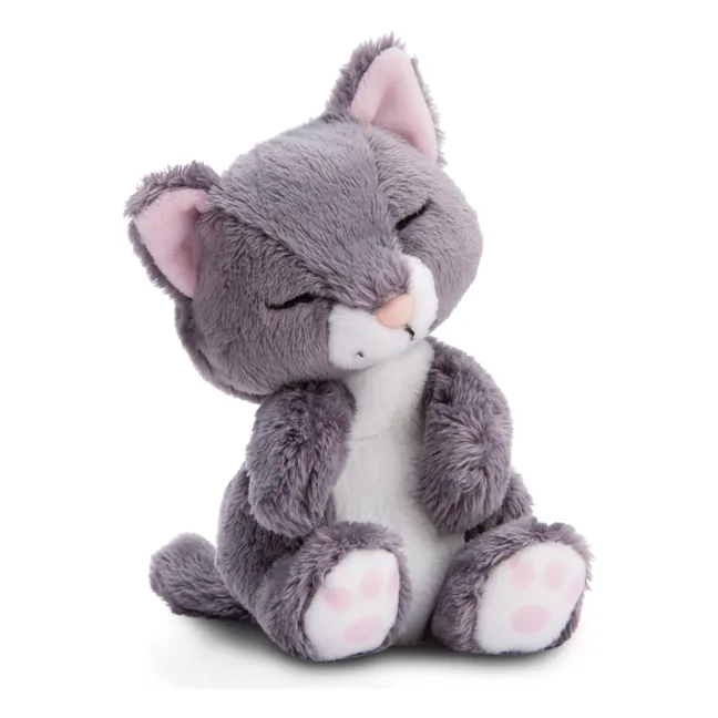 Cuddly toy Cat - Sleeping Pets | Grey