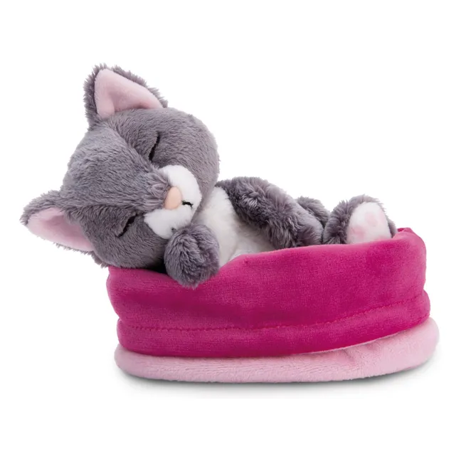 Cuddly toy Cat - Sleeping Pets | Grey
