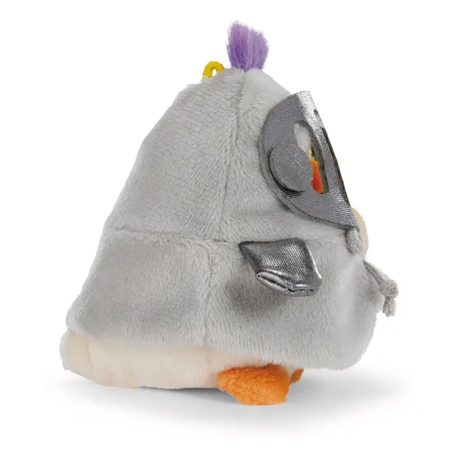 Chipsy budgie plush with Knight costume | Grey